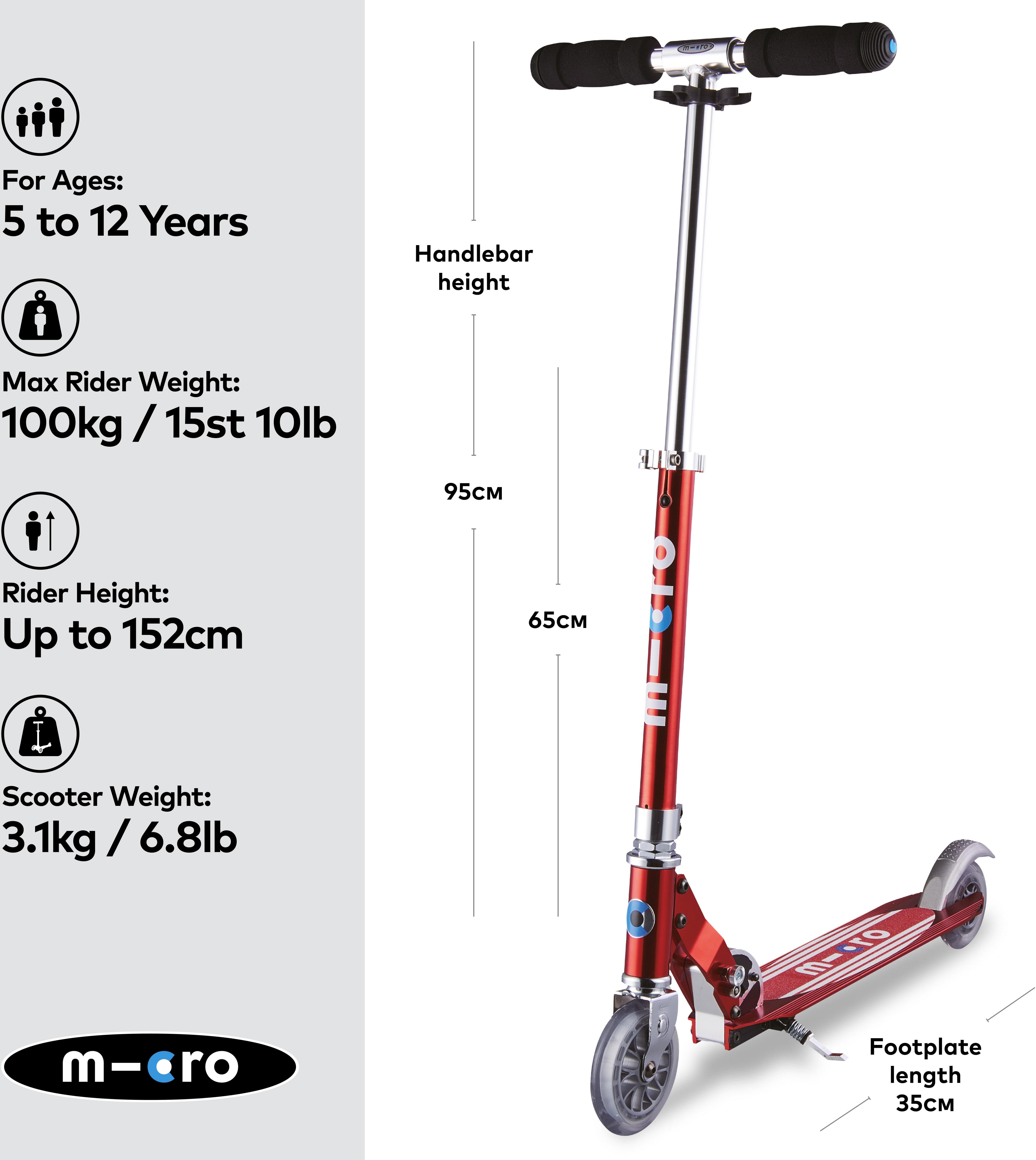 Micro Sprite Classic Kids Scooter 5 Years +