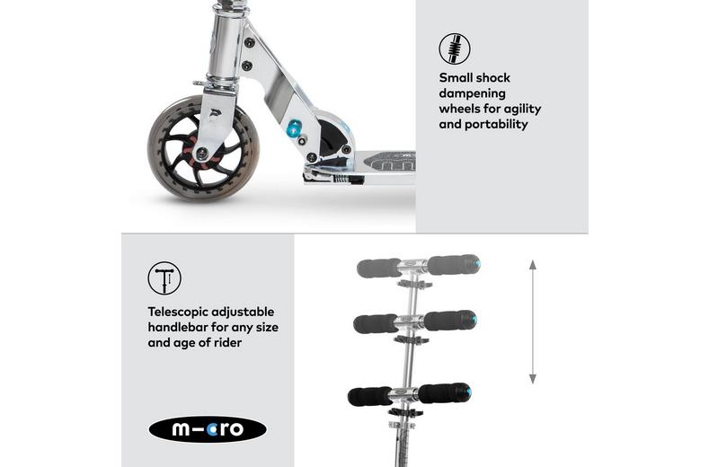 Micro Speed Classic Foldable Silver: 8 Years + Micro Speed Classic Foldable Silver: 8 Years +