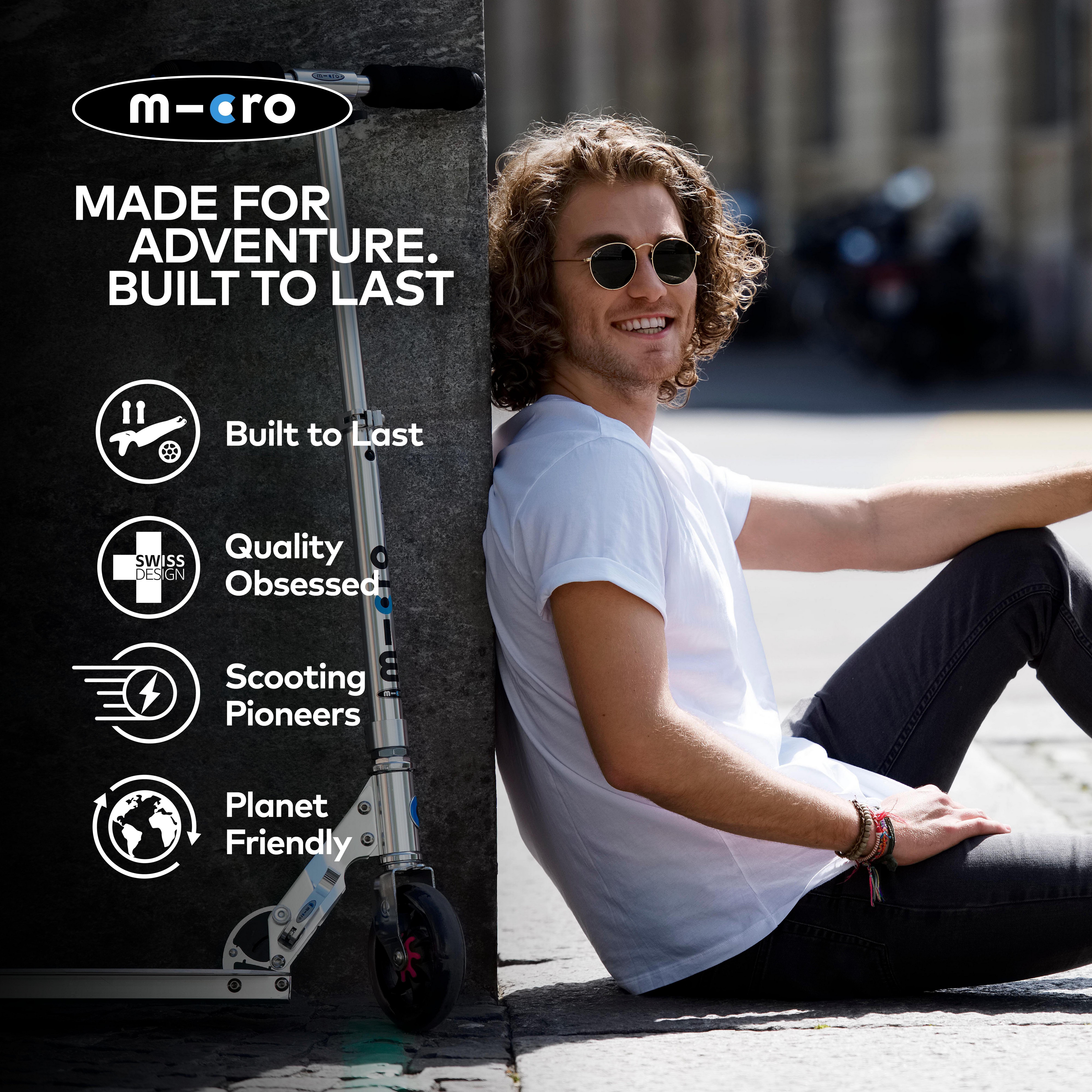 Micro Speed Classic Scooter, Silver