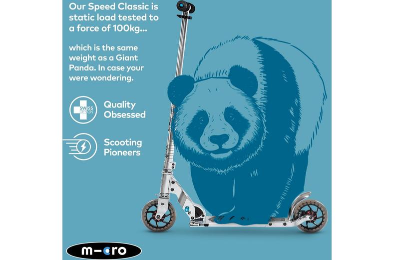 Micro Speed Classic Foldable Silver: 8 Years + Micro Speed Classic Foldable Silver: 8 Years +