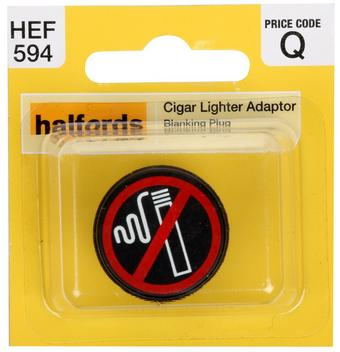 Halfords Cigarette Lighter Adaptor Blanking Plug (ELEC173)