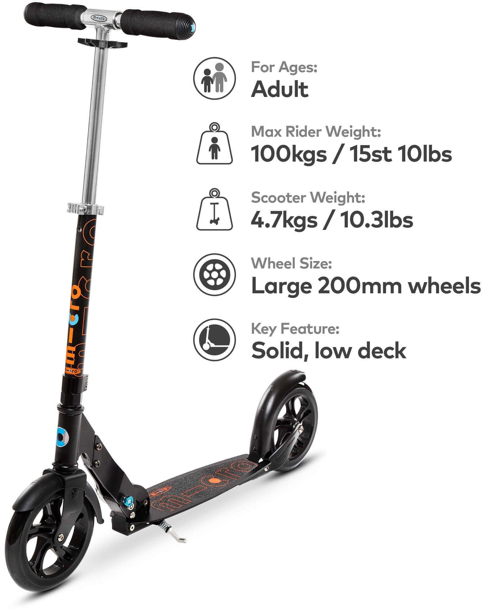 Micro Classic Scooter, Black