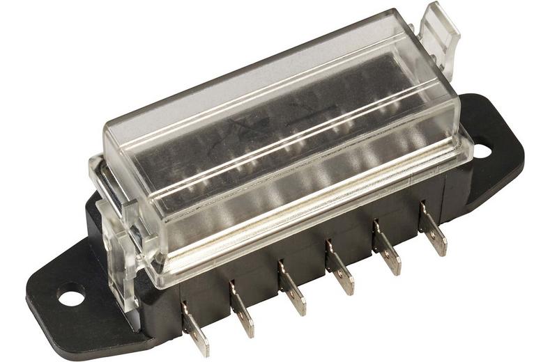 Halfords Compact Fuse Box 6-Way (FUSE222) Halfords Compact Fuse Box 6-Way (FUSE222)