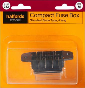 Halfords Compact Fuse Box (FUSE212)