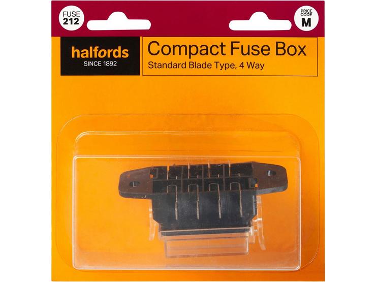 Halfords Compact Fuse Box (FUSE212)