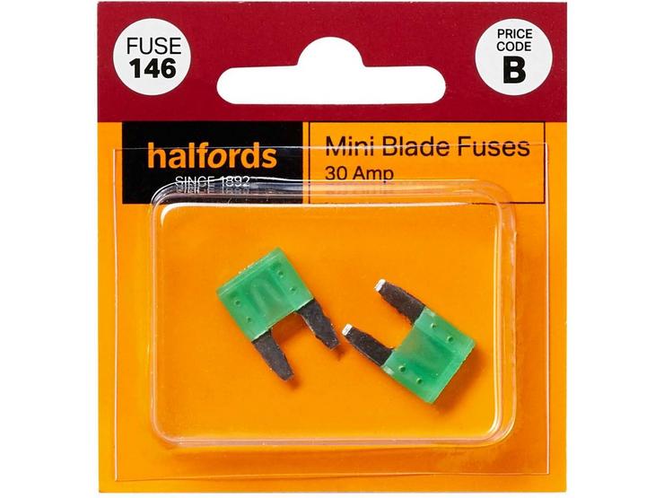 Halfords Mini Blade Fuses 30 Amp (FUSE146)
