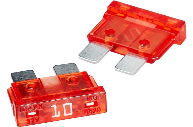 Halfords Blade Fuses 10 Amp (FUSE186) Halfords Blade Fuses 10 Amp (FUSE186)