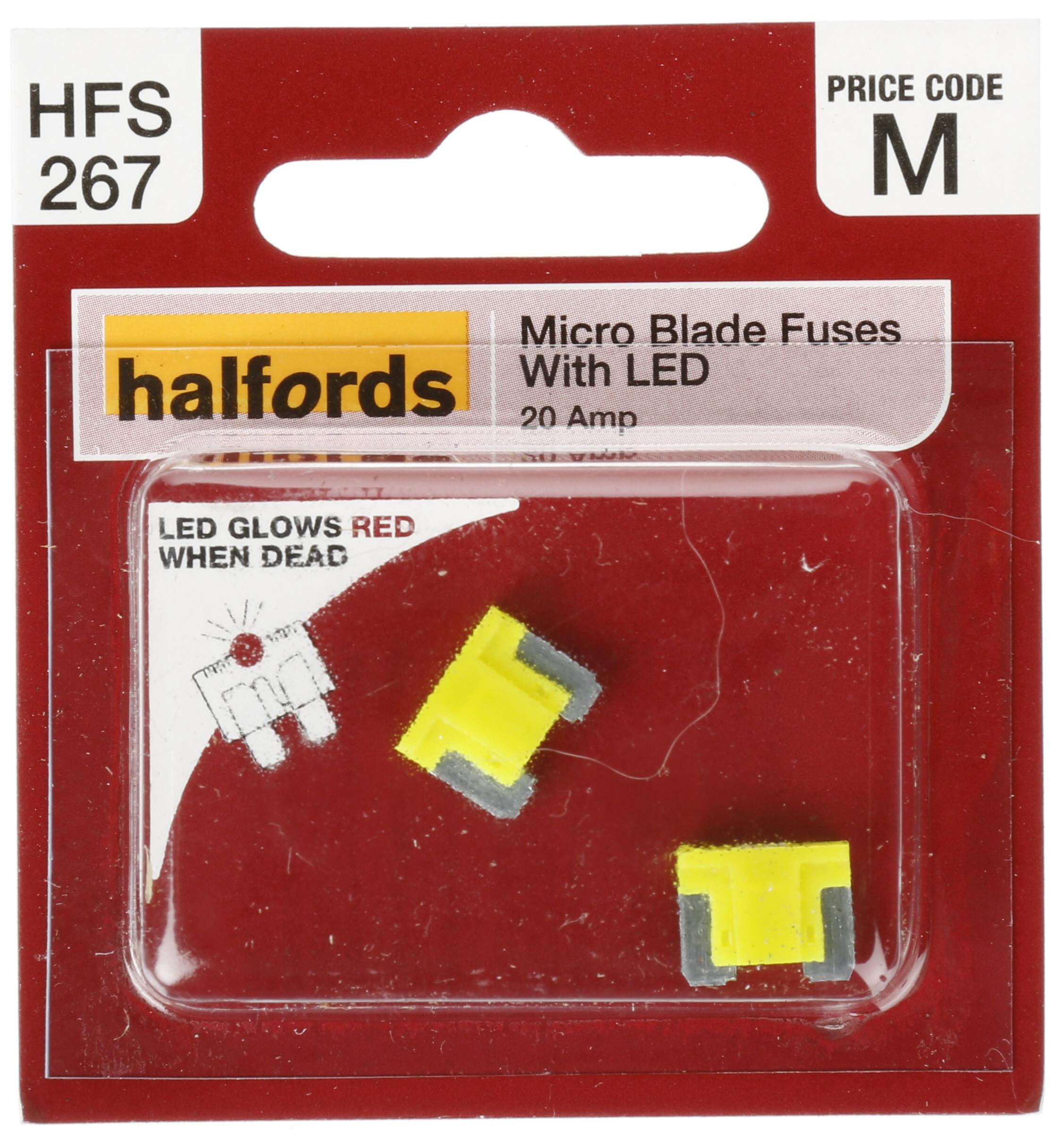 Halfords Led Micro Blade Fuses 30 Amp (Hfs267)