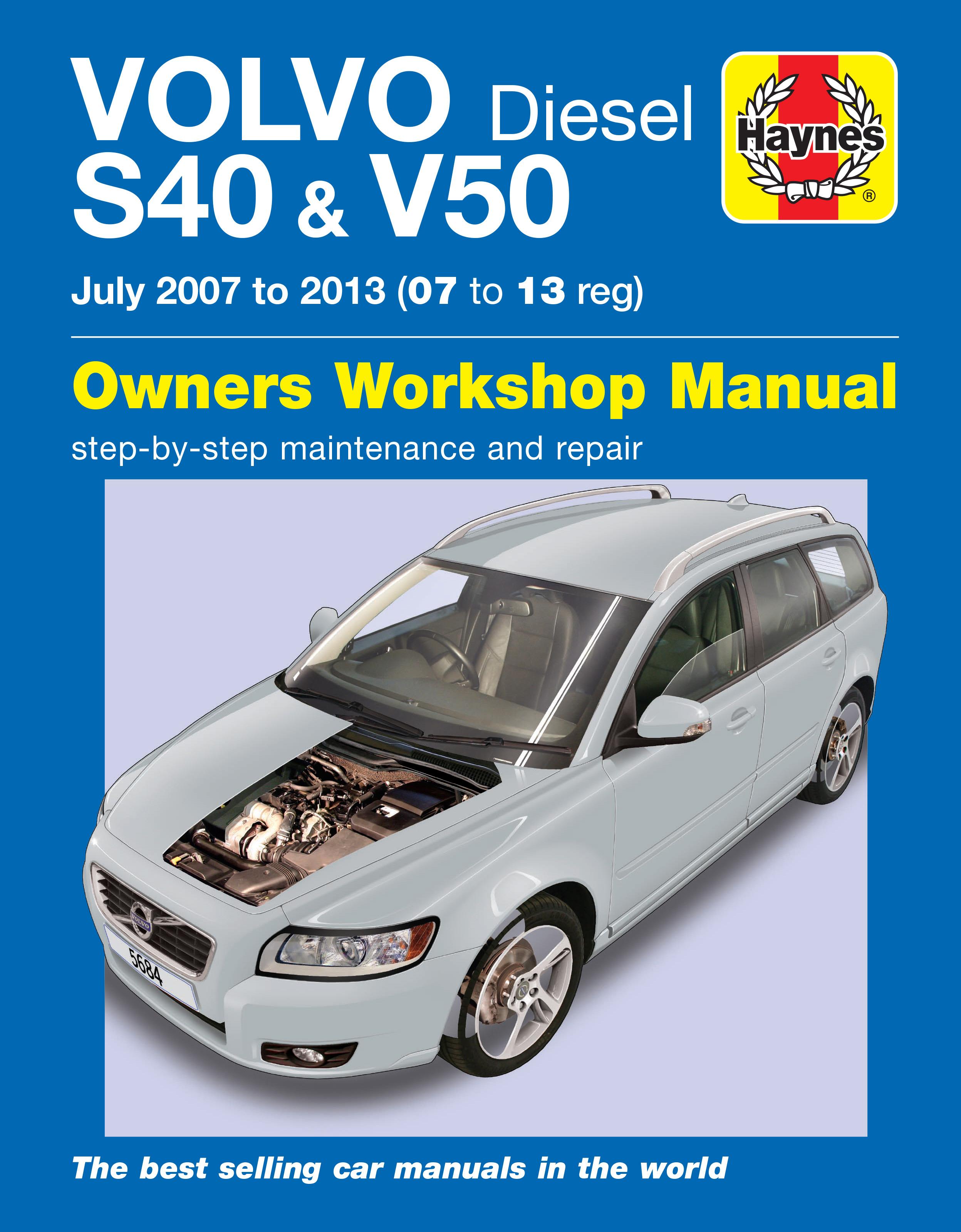 Haynes Volvo S40 & V50 Diesel (07-13) Manual