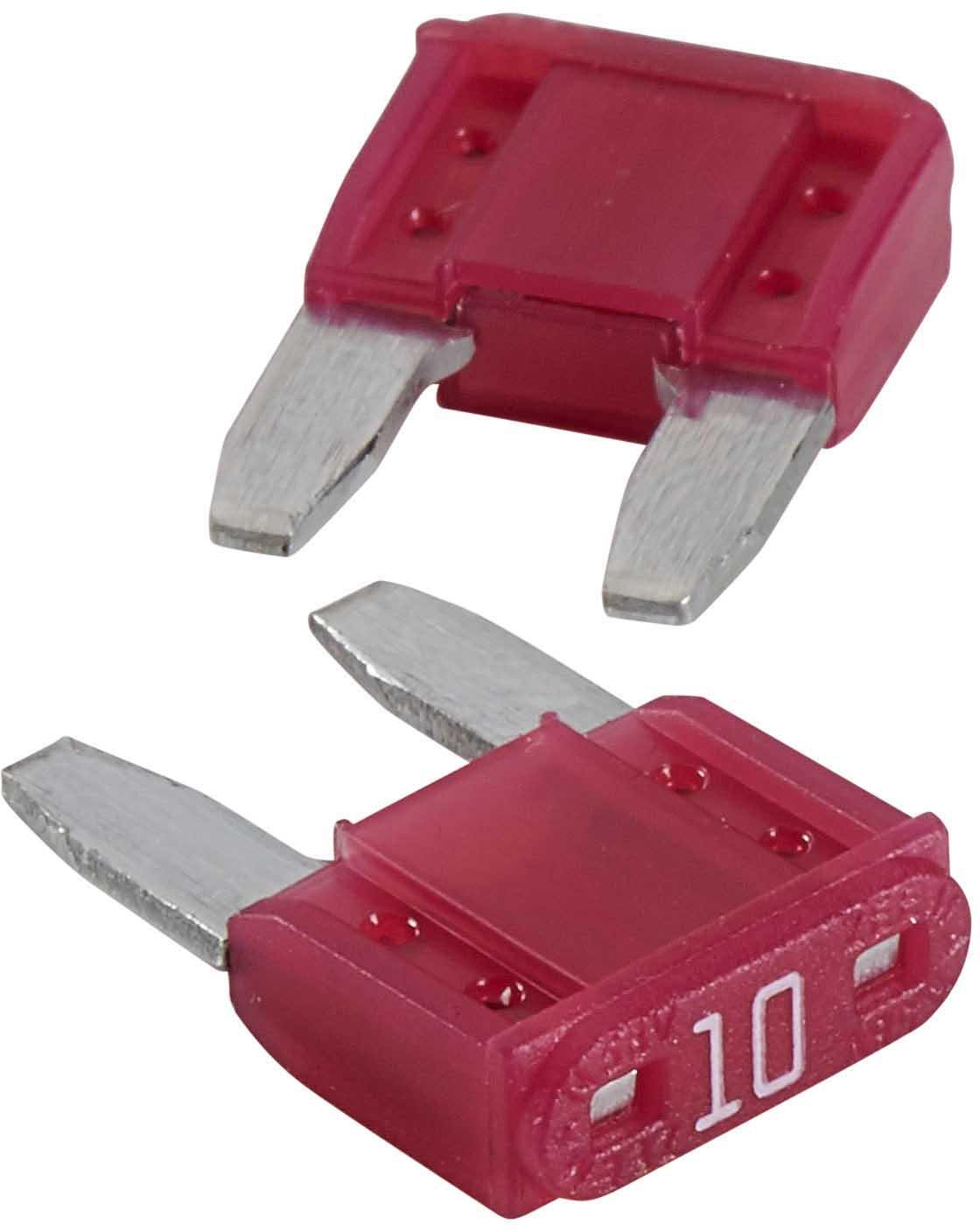 Halfords Mini Blade Fuses 10 Amp (FUSE152)