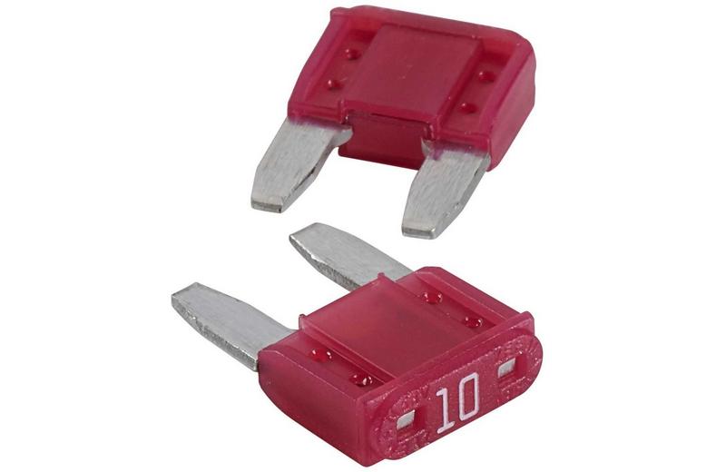 Halfords Mini Blade Fuses 10 Amp (FUSE152) Halfords Mini Blade Fuses 10 Amp (FUSE152)