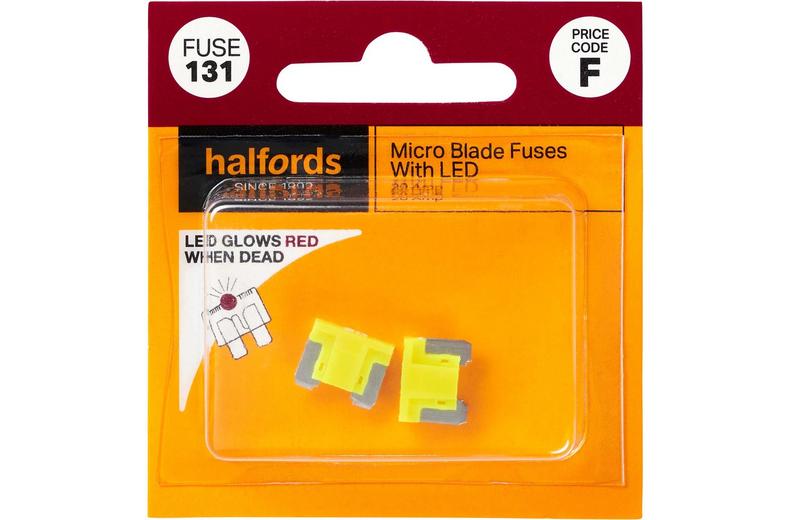 Halfords LED Micro Blade Fuses 30 Amp (FUSE131) Halfords LED Micro Blade Fuses 30 Amp (FUSE131)