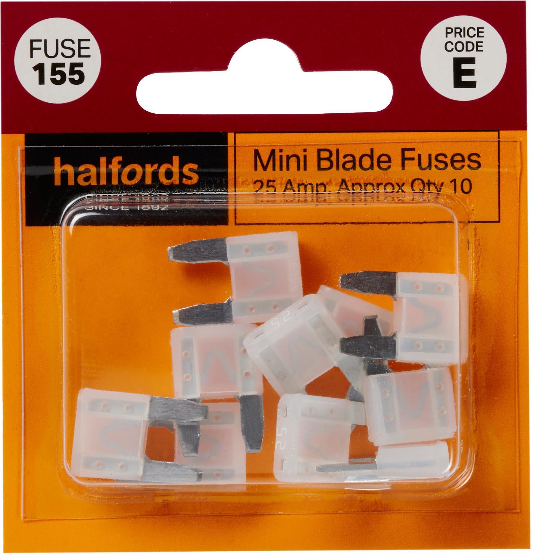 Halfords Mini Blade Fuse 25 Amp (FUSE155)