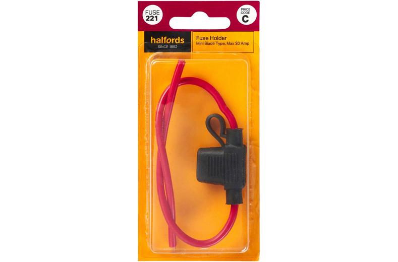 Halfords Mini Blade Fuse Holder (FUSE221) Halfords Mini Blade Fuse Holder (FUSE221)