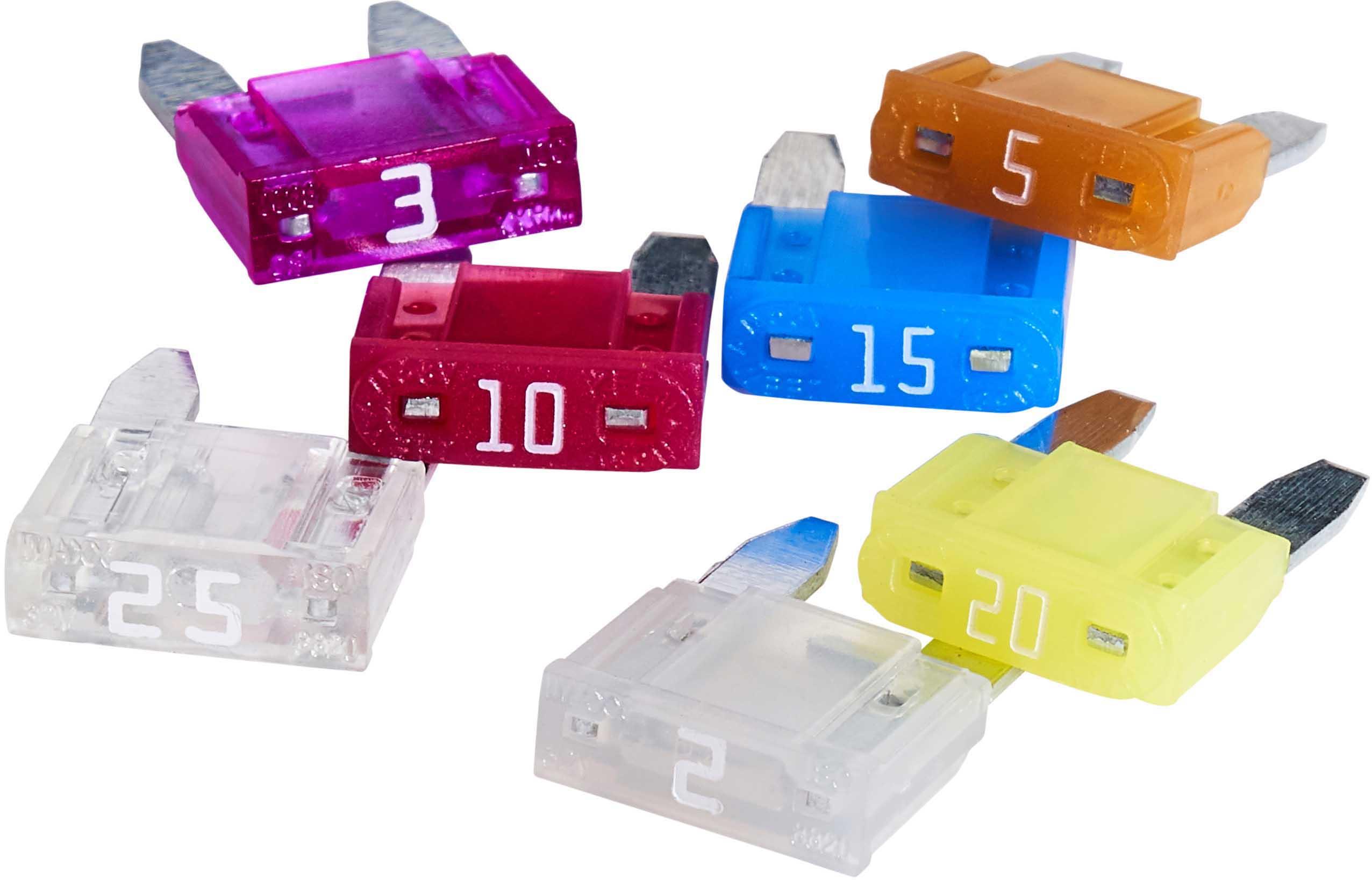 Halfords Assorted Mini Blade Fuses 2>25 AMP (FUSE149)