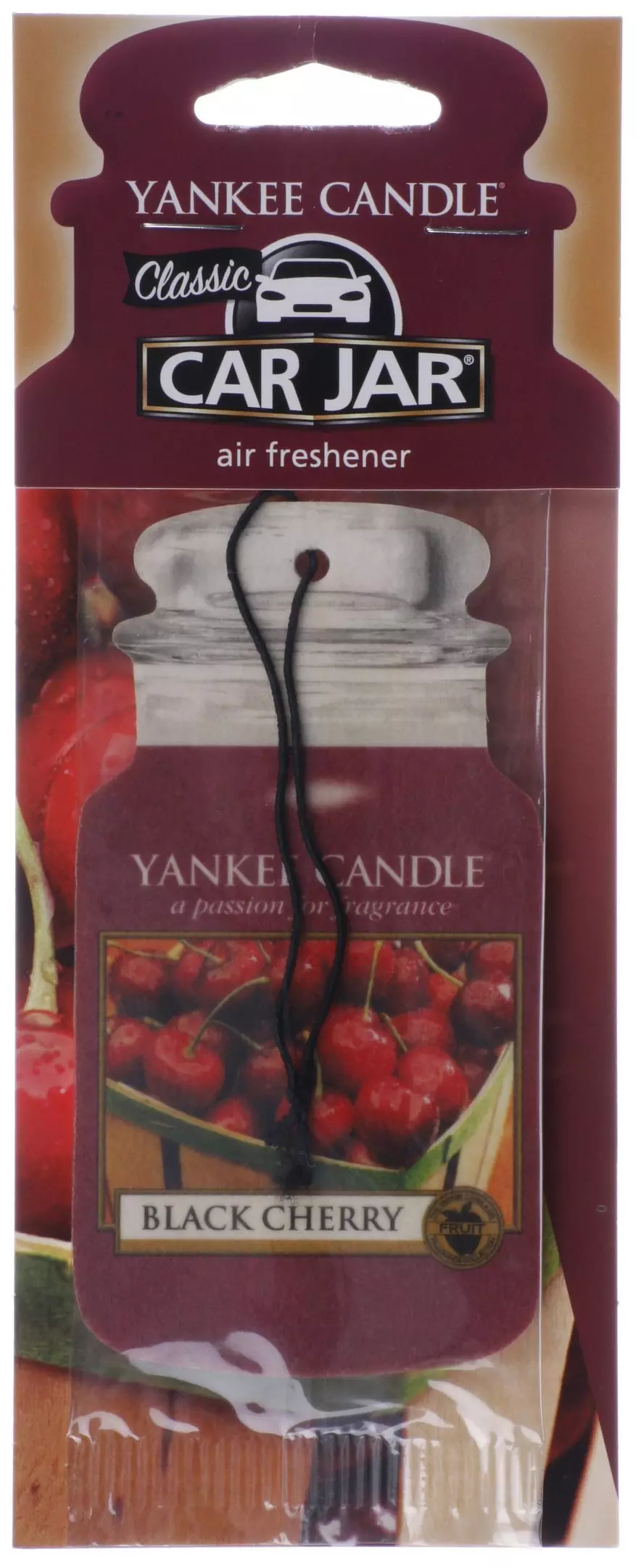 Yankee Candle Classic Paper Car Jar Hanging Air Freshener, Pink Sands (3  Pack) 