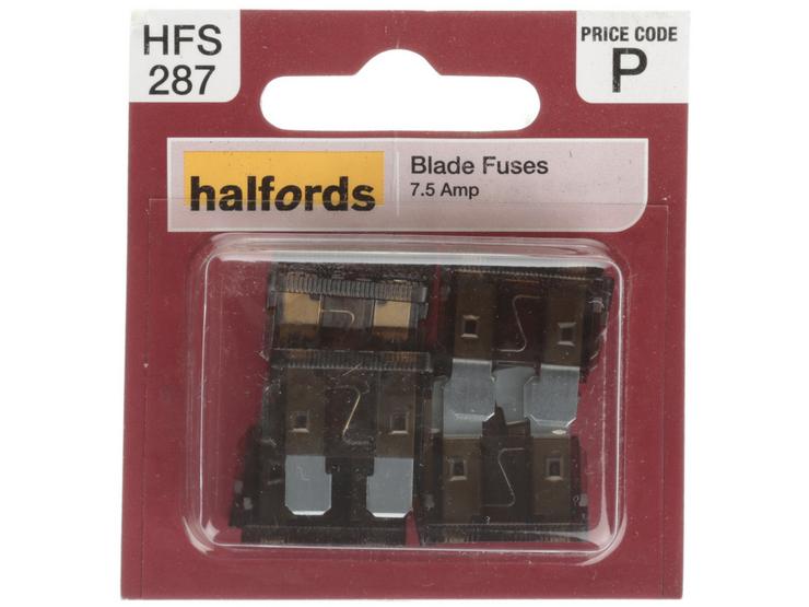 Halfords Blade Fuses 7.5 Amp (FUSE185)