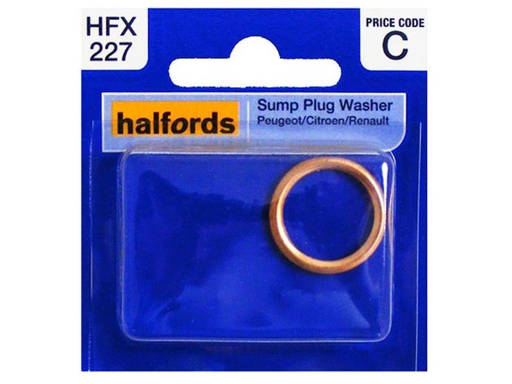 Halfords Sump Plug Washer (Peugeot/Citroen/Renault) HFX227