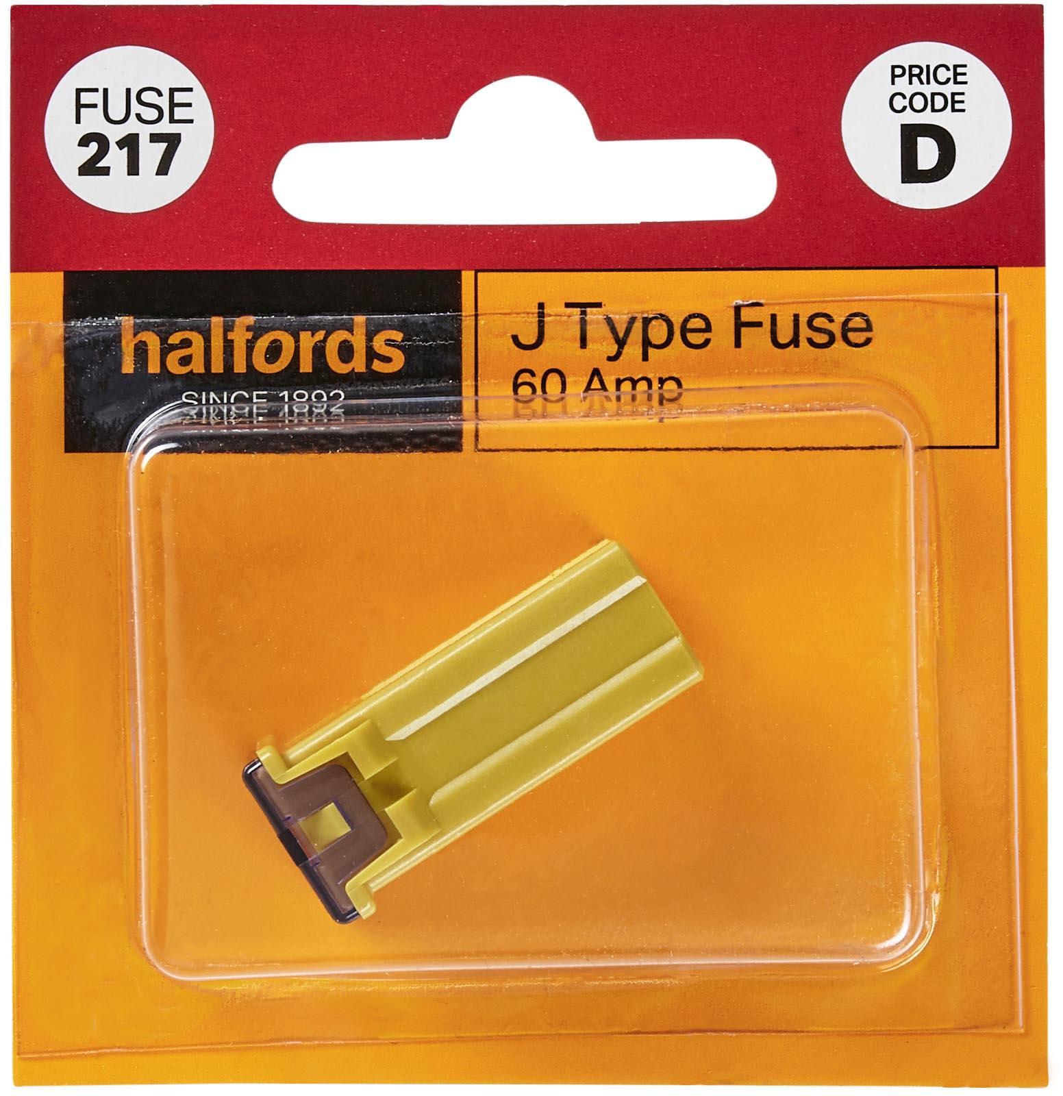 Halfords J Type Slow Blow Fuse 60AMP (FUSE217)