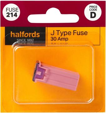 Halfords J Type Slow Blow Fuse 30AMP (FUSE214)