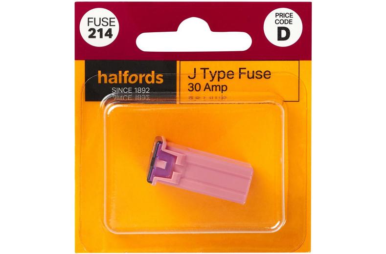 Halfords J Type Slow Blow Fuse 30AMP (FUSE214) Halfords J Type Slow Blow Fuse 30AMP (FUSE214)