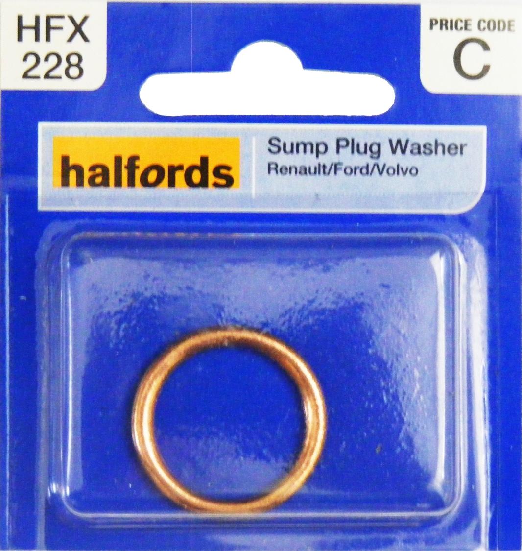 Halfords Sump Plug Washer (Renault/Ford/Volvo) HFX228 Halfords UK