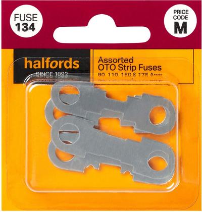 Halfords Assorted OTO Strip Fuses 80>175 Amp (FUSE134) Halfords Assorted OTO Strip Fuses 80>175 Amp (FUSE134)