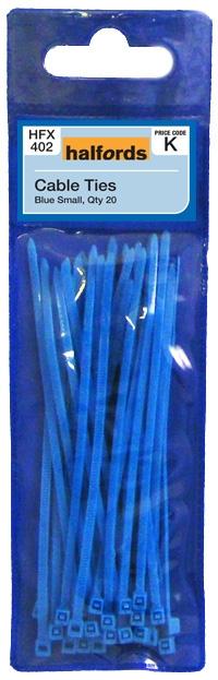 Halfords Cable Ties Blue