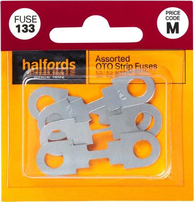 Halfords Assorted OTO Strip Fuses 30>60 Amp (FUSE133) Halfords Assorted OTO Strip Fuses 30>60 Amp (FUSE133)