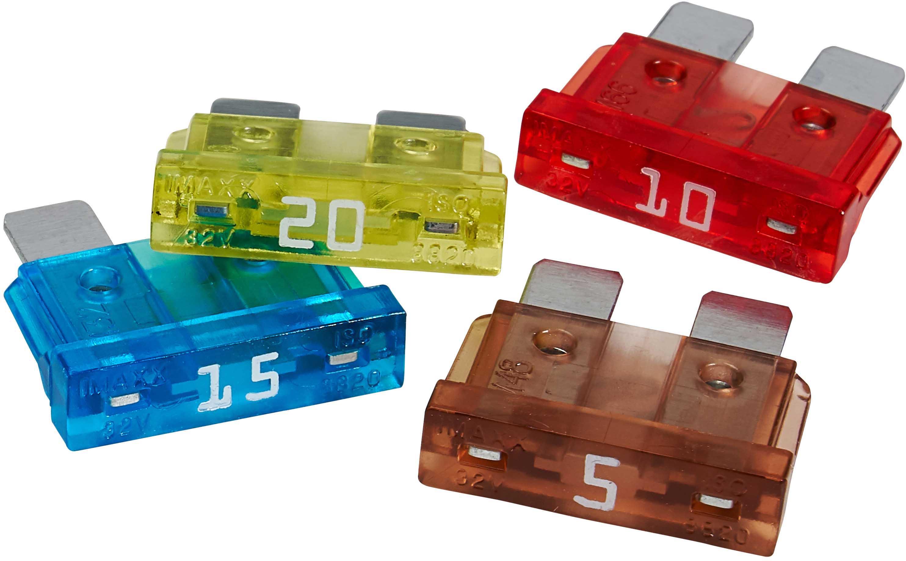 Halfords Assorted Blade Fuses 5/10/15/20 Amp (FUSE180)