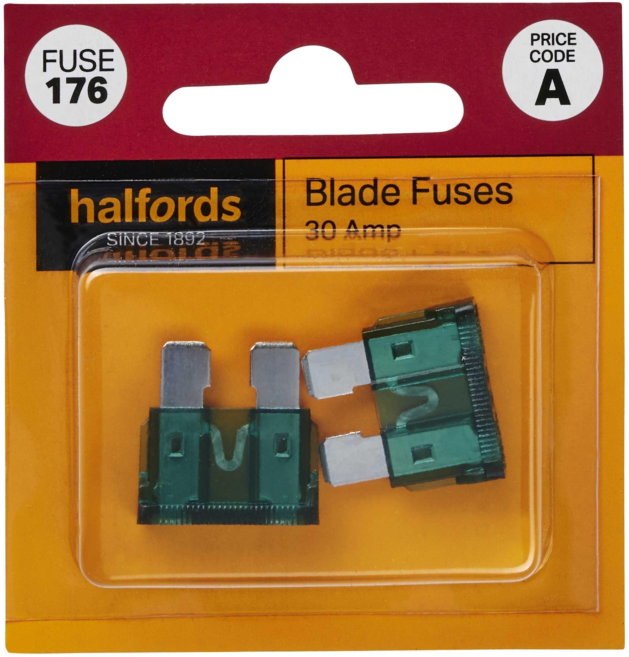 Halfords Blade Fuses 30 Amp (FUSE176)