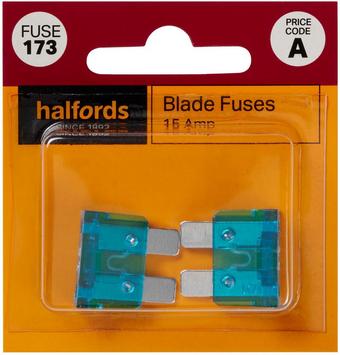 Halfords Blade Fuses 15 Amp (FUSE173)