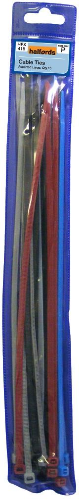 Halfords Assorted Cable Ties (Hfx415)