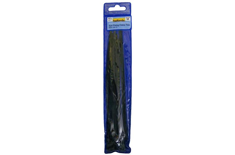 Halfords Eye Fixing Cable Ties (HFX417) Black Halfords Eye Fixing Cable Ties (HFX417) Black