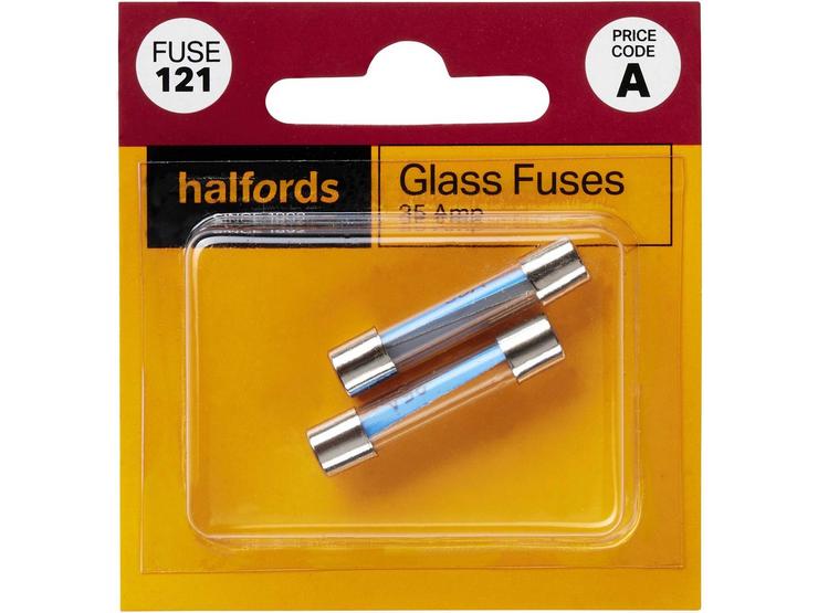 Halfords Glass Fuses 35 Amp (FUSE121)