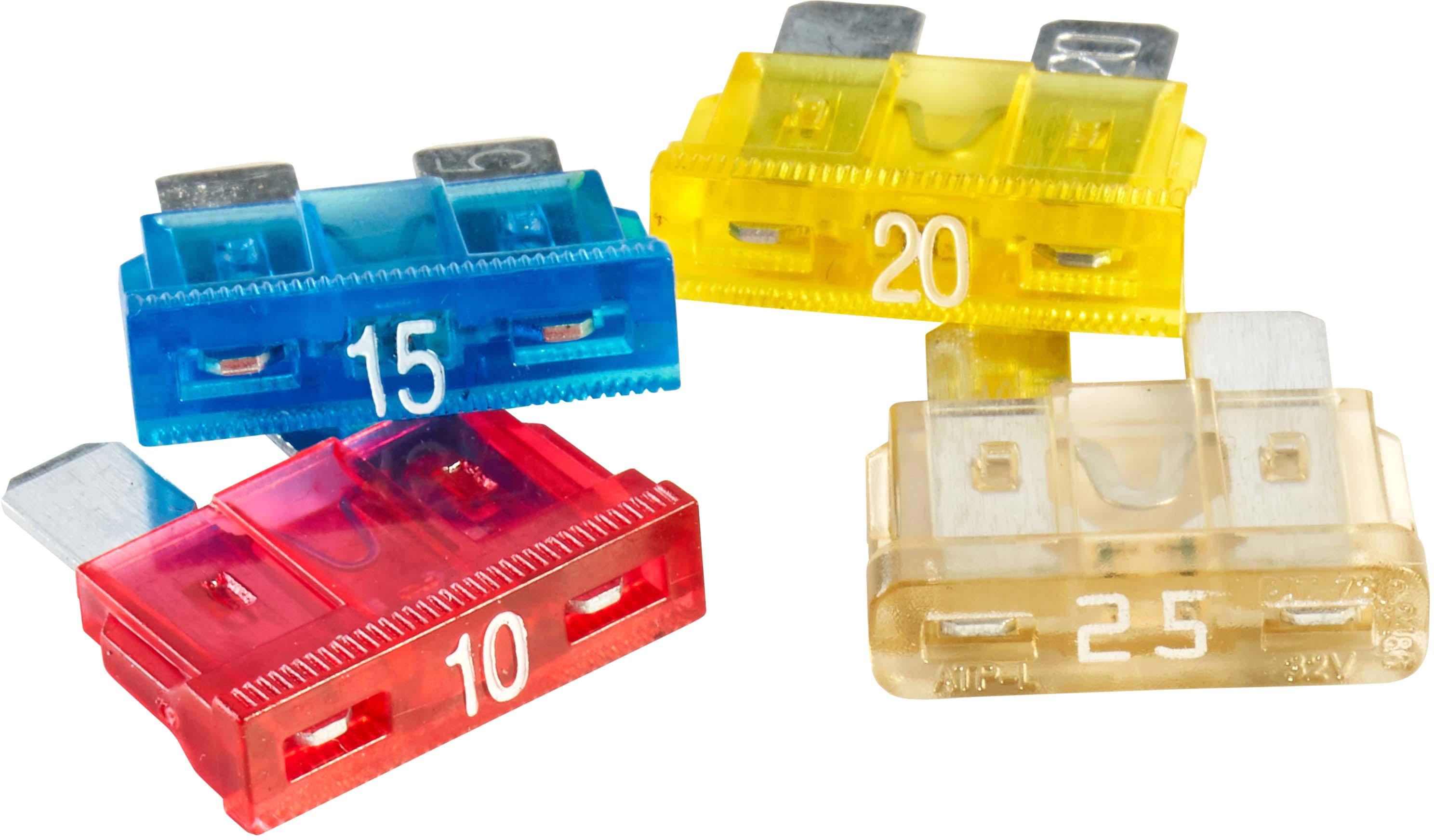 Halfords Assorted LED Blade Fuses 10/15/20/25/30 AMP (FUSE203)