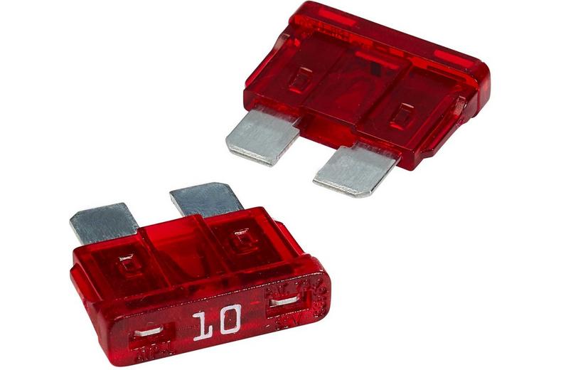 Halfords LED Blade Fuses 10 Amp (FUSE197) Halfords LED Blade Fuses 10 Amp (FUSE197)