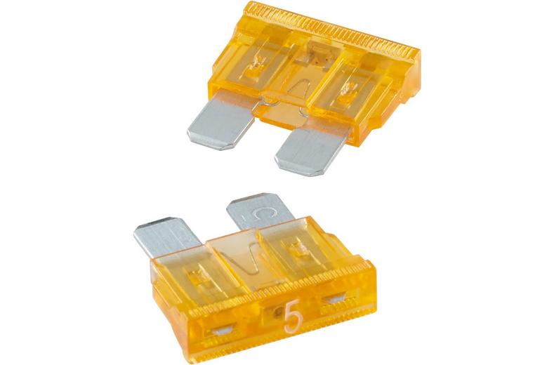Halfords LED Blade Fuses 5 Amp (FUSE195) Halfords LED Blade Fuses 5 Amp (FUSE195)