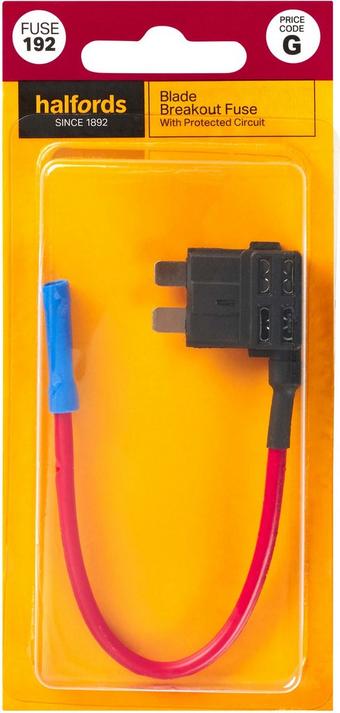 Halfords Blade Fuse with Protected Circuit (FUSE192)