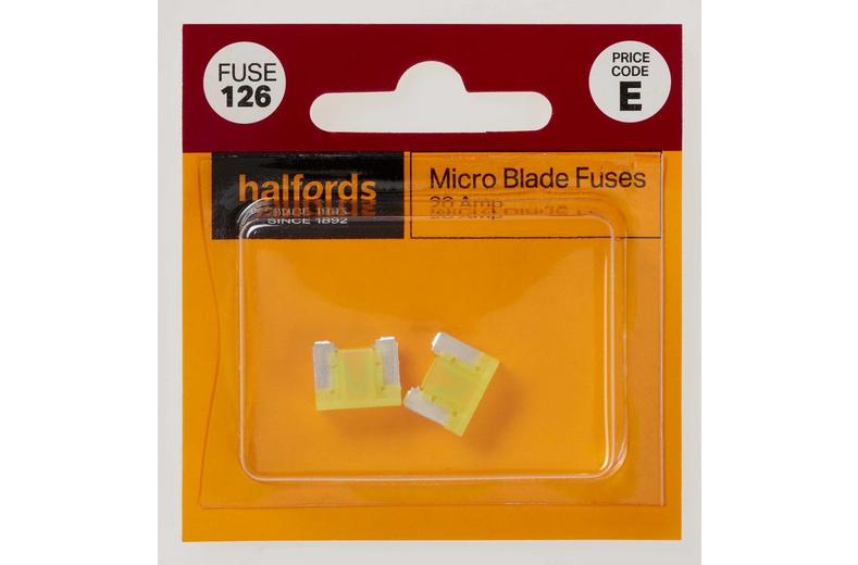 Halfords Micro Blade Fuse 20 Amp (FUSE126) Halfords Micro Blade Fuse 20 Amp (FUSE126)