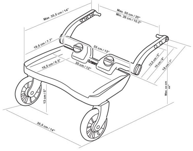 Lascal BuggyBoard® Mini - Red