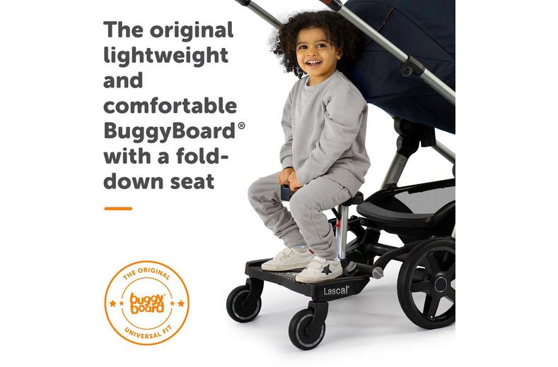 Lascal BuggyBoard® Maxi Plus - Black (with Saddle) Lascal BuggyBoard® Maxi Plus - Black (with Saddle)