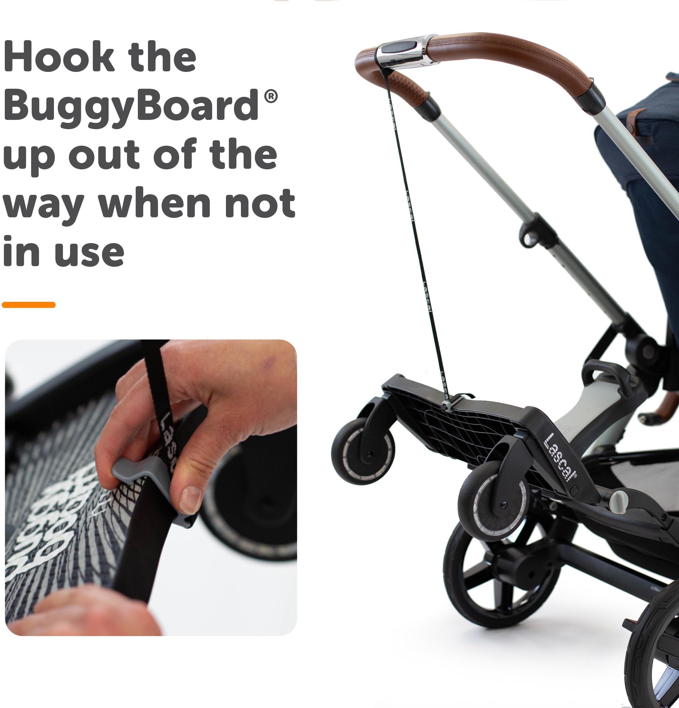 Lascal BuggyBoard® Maxi Plus - Black (with Saddle)