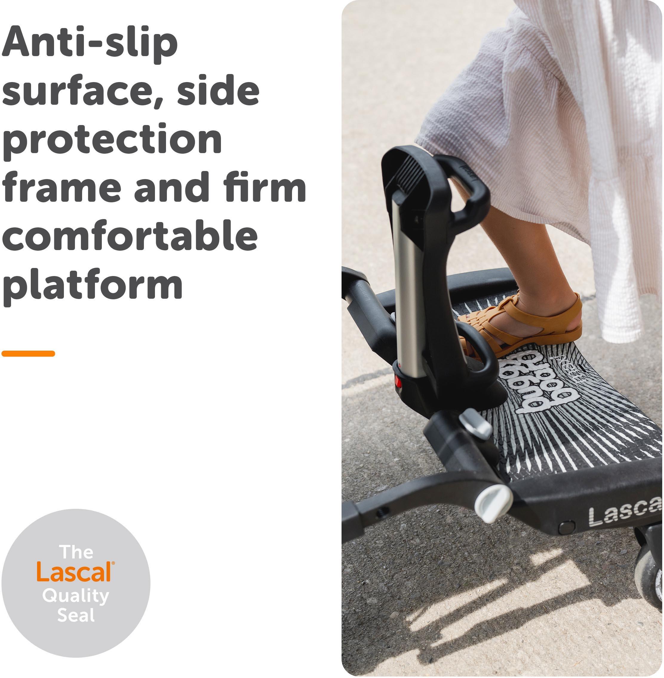 Lascal BuggyBoard® Maxi Plus - Black (with Saddle)