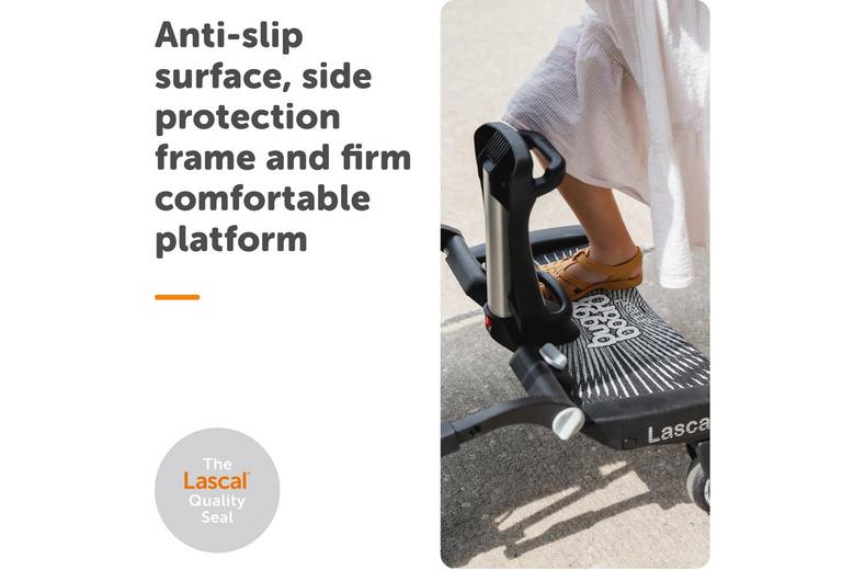 Lascal BuggyBoard® Maxi Plus - Black (with Saddle) Lascal BuggyBoard® Maxi Plus - Black (with Saddle)