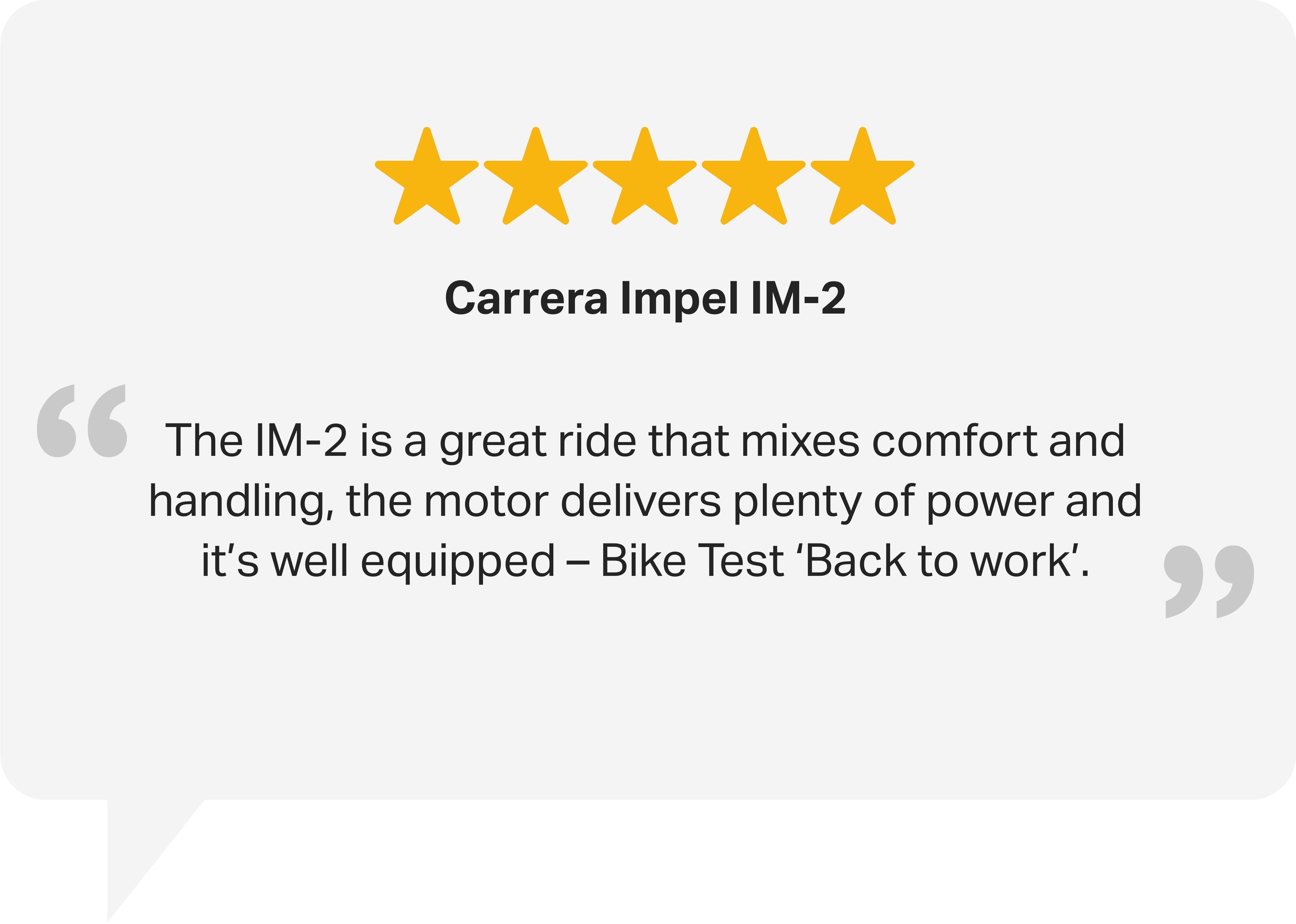 Carrera impel im-2.1 Electric Hybrid Bike - M, L Frames