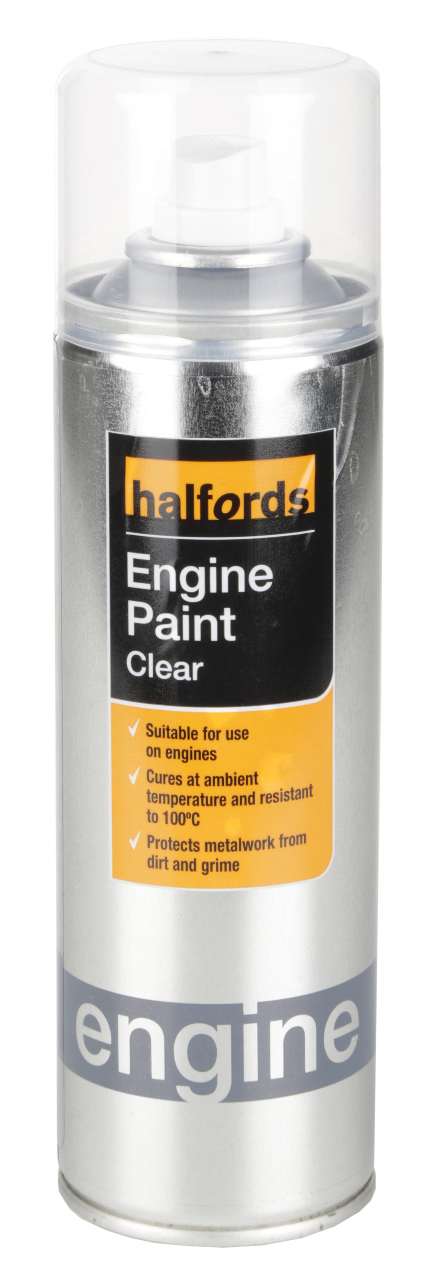 Halfords Engine Paint Clear