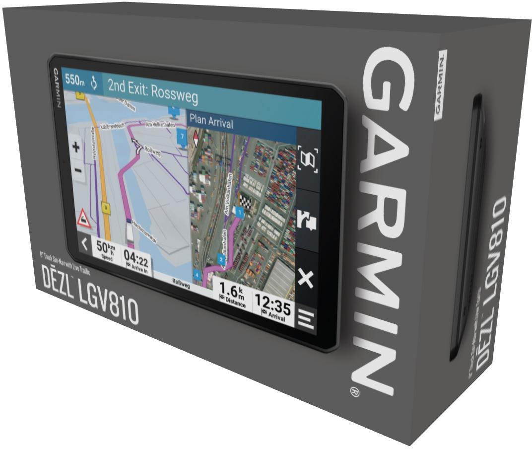 Garmin Dezl LGV810 8" Truck Sat Nav