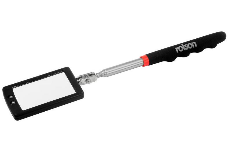 Rolson 2 LED Telescopic Insp Mirror Rolson 2 LED Telescopic Insp Mirror