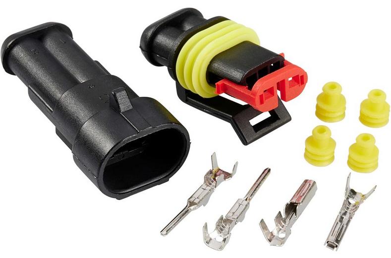 Halfords 2 Way Superseal Kit (Male and Female) (ELEC177) Halfords 2 Way Superseal Kit (Male and Female) (ELEC177)